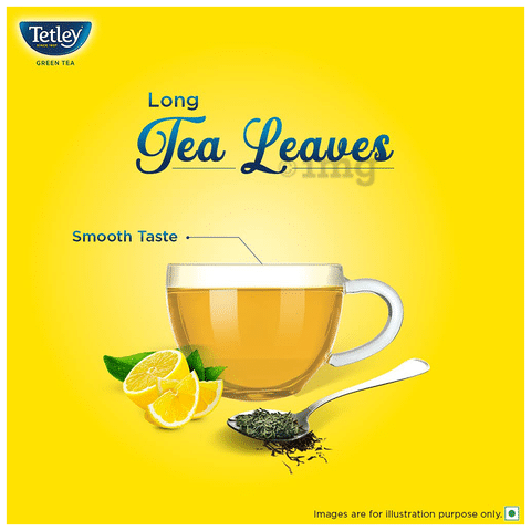Tetley Tetley Green Tea, Long Leaf Tea with Lemon: Buy box of 100.0 gm Leaves  at best price in India