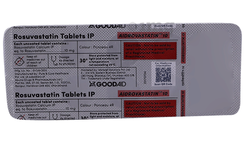 Aidrovastatin 10 Tablet image Aidrovastatin 10 Tablet image