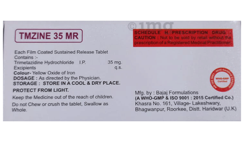 Tmzine 35 MR Tablet image Tmzine 35 MR Tablet image