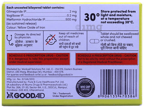 Gliaid MV 2.2 Tablet SR image