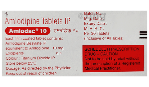Amlodac 10 Tablet image