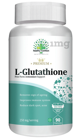 Healthy Nutrition L-Glutathione Capsule (90 Each): Buy box of 1.0 Bottle at  𝗯𝗲𝘀𝘁 𝗽𝗿𝗶𝗰𝗲 in India