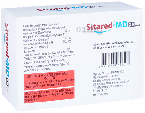 Sitared-MD XR 1000 Tablet image Sitared-MD XR 1000 Tablet image