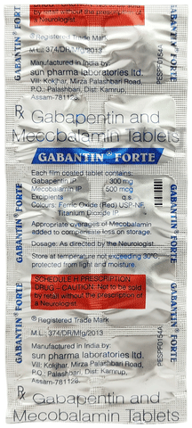 Gabantin Forte Tablet image Gabantin Forte Tablet image