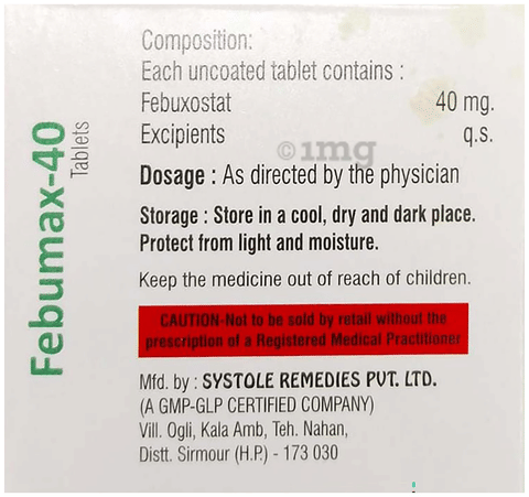 Febumax 40 Tablet image Febumax 40 Tablet image