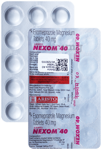 Aristo Nexom 40 Tablet image Aristo Nexom 40 Tablet image