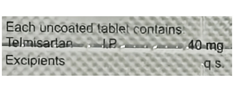 Telmopic 40mg Tablet image