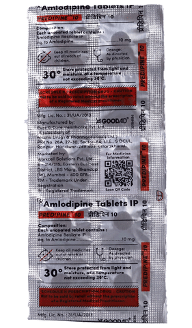 Predipine 10 Tablet image