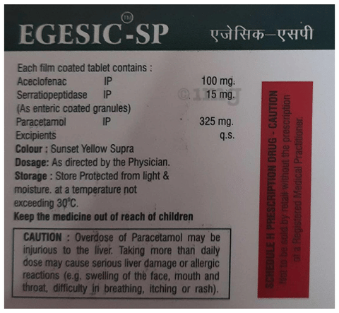 Egesic-SP Tablet image Egesic-SP Tablet image