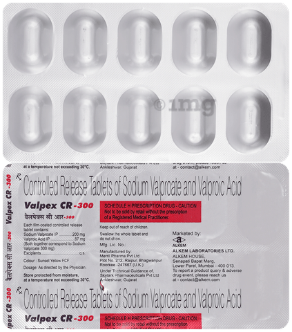 Valpex 300mg Tablet CR image