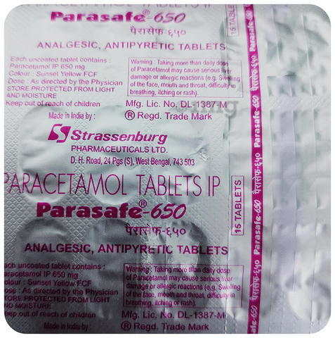 Parasafe 650 Tablet image