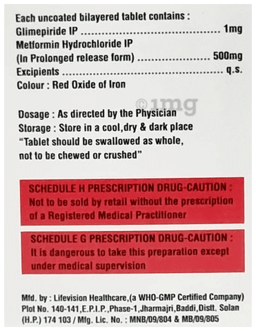 Nadformin-G1 Tablet PR
