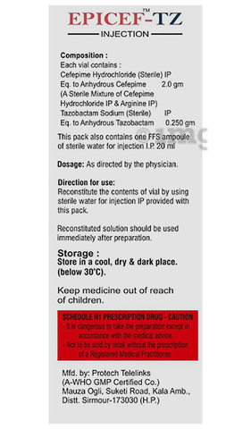 Epicef-TZ Injection image