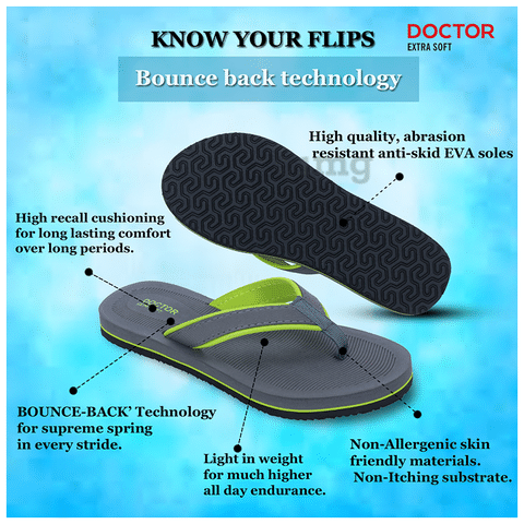 Doctor Extra Soft D 4 Women s Slippers with Bounce Back Technology