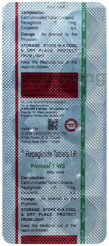 Premeal 1mg Tablet image