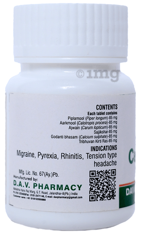 D.A.V. Cephagesic Tablet image