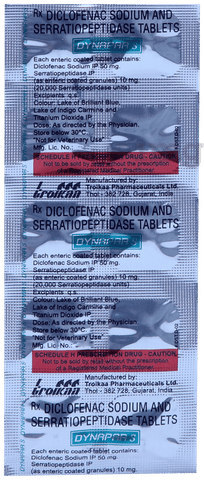 Dynapar S 50mg/10mg Tablet image