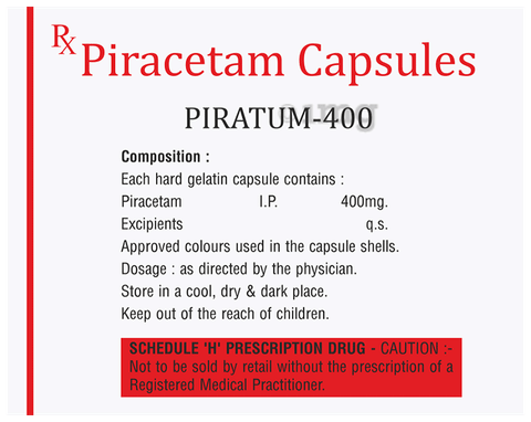 Piratum 400 Capsule image Piratum 400 Capsule image