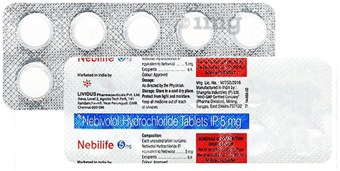 Nebilife 5mg Tablet image