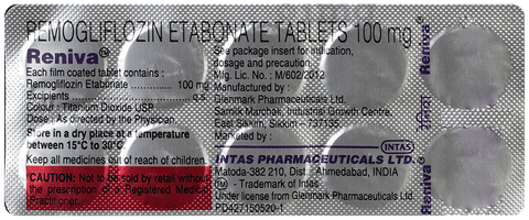 रेनिवा 100mg टैबलेट image