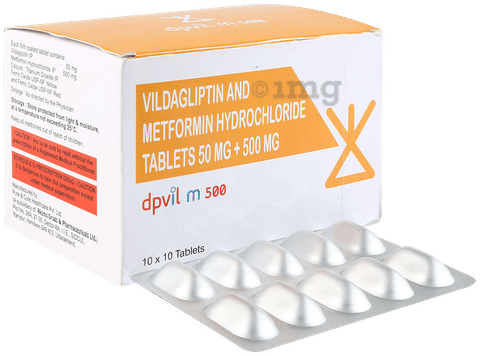 Dpvil M 500mg/50mg Tablet image Dpvil M 500mg/50mg Tablet image