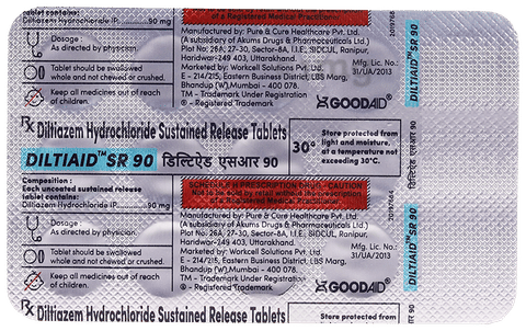 Diltiaid SR 90 Tablet image