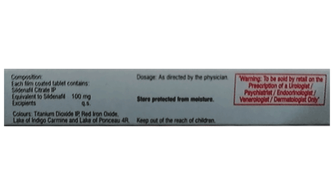 Vigore 100 Red Tablet image