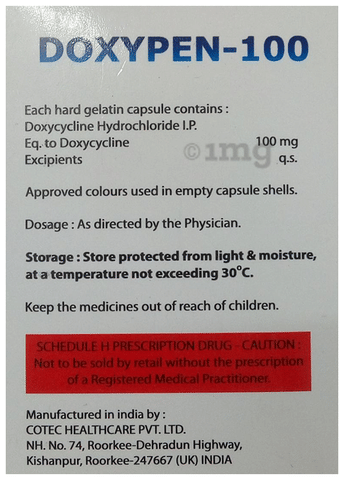 Doxypen 100 Capsule image