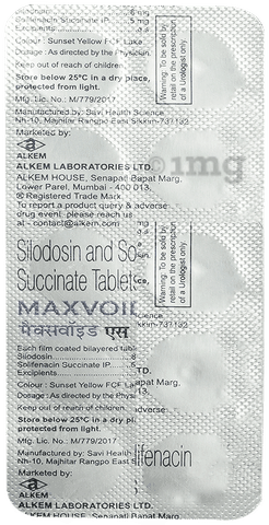 Maxvoid S 8mg/5mg Tablet image