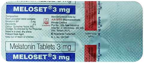 Meloset 3mg Tablet image