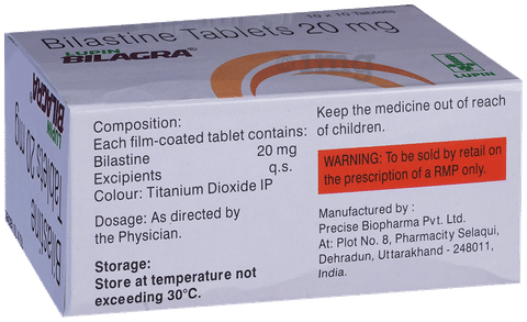 Tab bilagra sales 20 mg