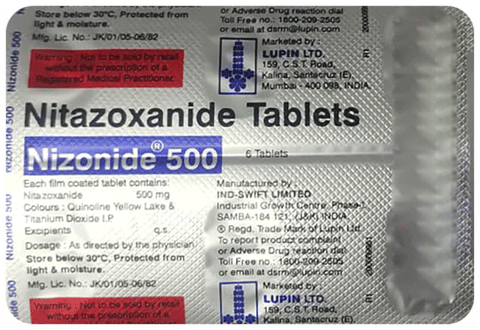 Nizonide 500 Tablet image