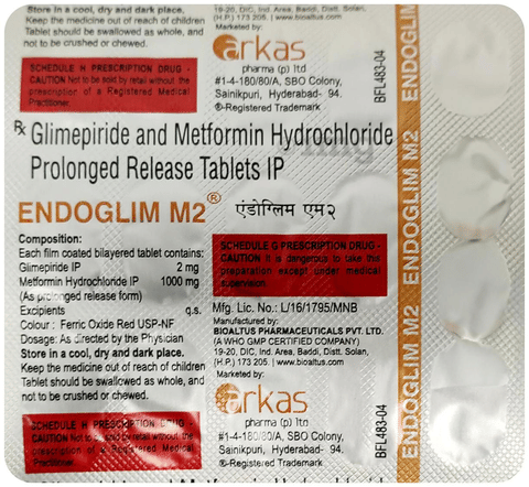 Endoglim M 2 Tablet PR image