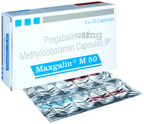 Maxgalin M 50 Capsule image Maxgalin M 50 Capsule image
