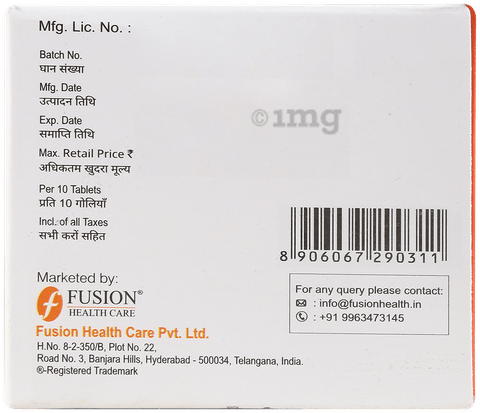 Tensorin M 500mg/20mg Tablet image Tensorin M 500mg/20mg Tablet image