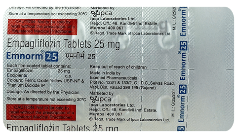 Emnorm 25 Tablet image Emnorm 25 Tablet image