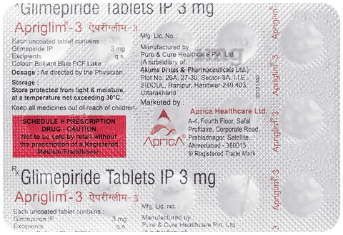 Apriglim 3 Tablet image