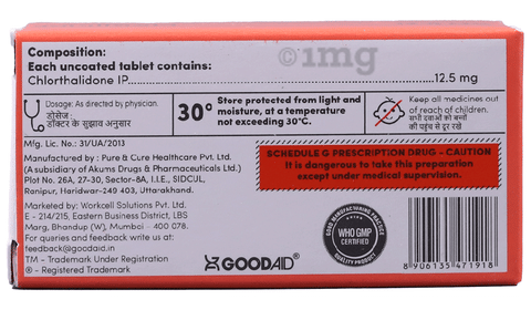 Goodclor 12.5 Tablet image Goodclor 12.5 Tablet image