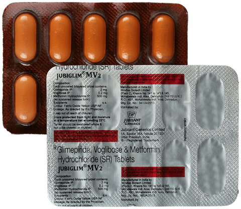 Jubiglim MV 2 Tablet SR