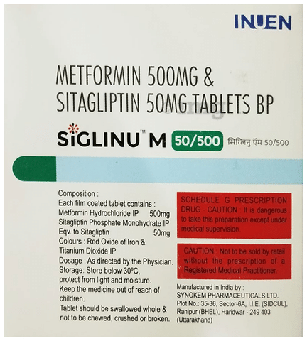Siglinu M 50/500 Tablet