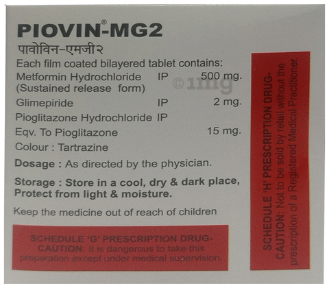 Piovin-MG 2 Tablet SR