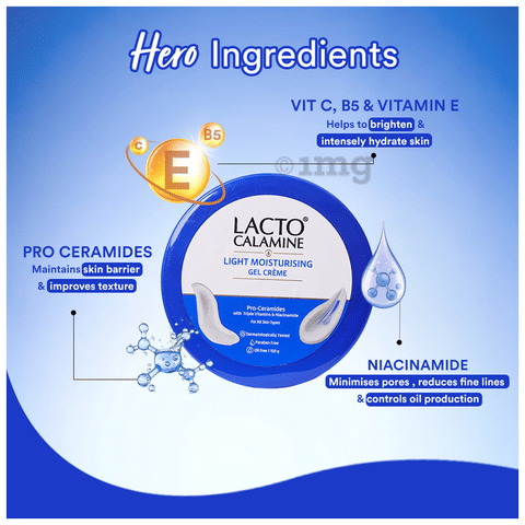 Lacto Calamine Light Moisturising Gel Creme Paraben Free: Buy jar