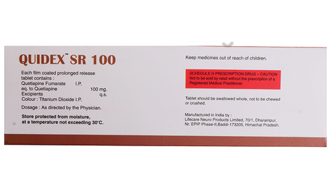 Quidex SR 100 Tablet image Quidex SR 100 Tablet image