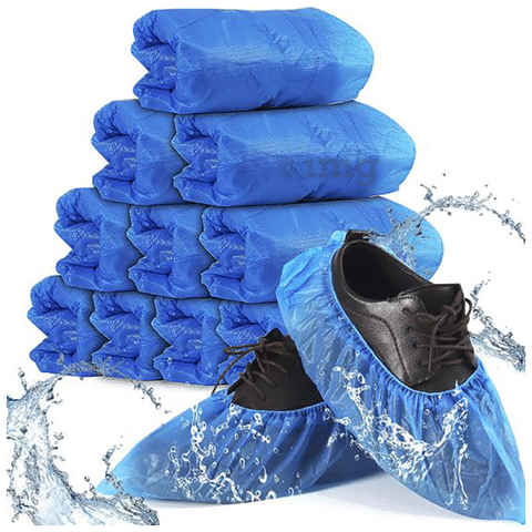 C Cure Disposable Plastic Shoe Cover Blue: Buy packet of 50.0 units at best  price in India