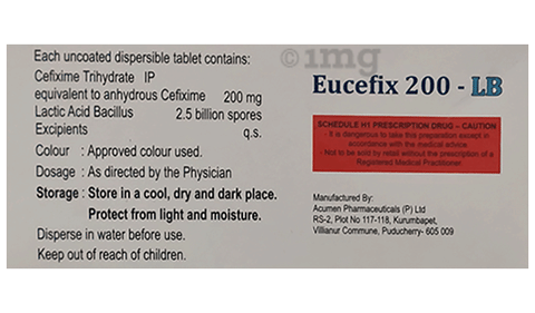 Eucefix 200 LB Tablet image