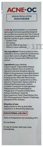 Acne best sale oc moisturizer