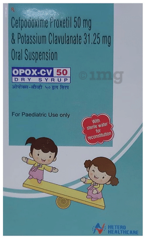 Opox CV 50mg/31.25mg Dry Syrup