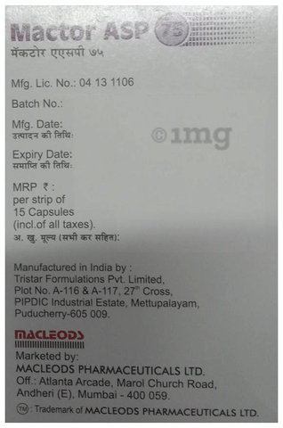 Mactor ASP 75 Capsule image