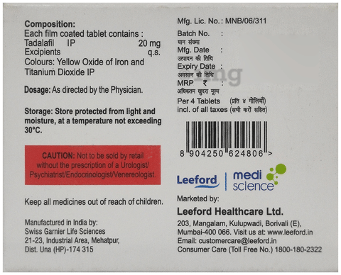 Tadostif 20mg Tablet image Tadostif 20mg Tablet image