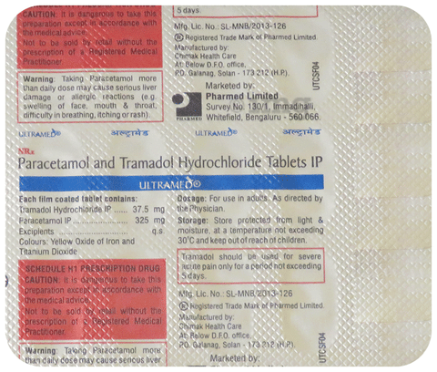 Ultramed Tablet | Fast-Acting Pain Relief for Severe Pain image